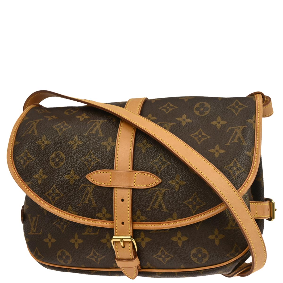 Louis Vuitton Monogram Saumur 30 Messenger Shoulder Bag M42256