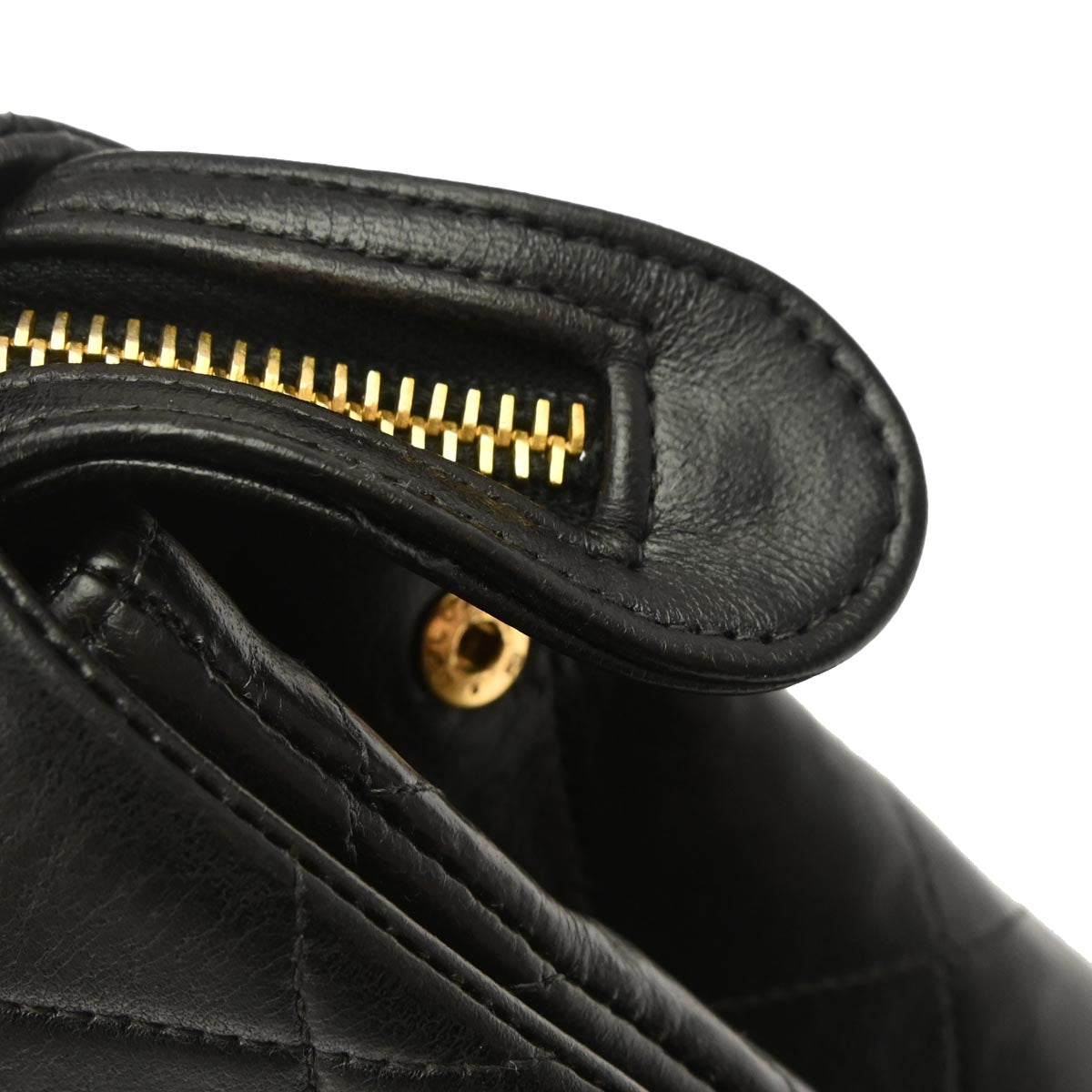 Chanel 1994-1996 Black Lambskin Backpack