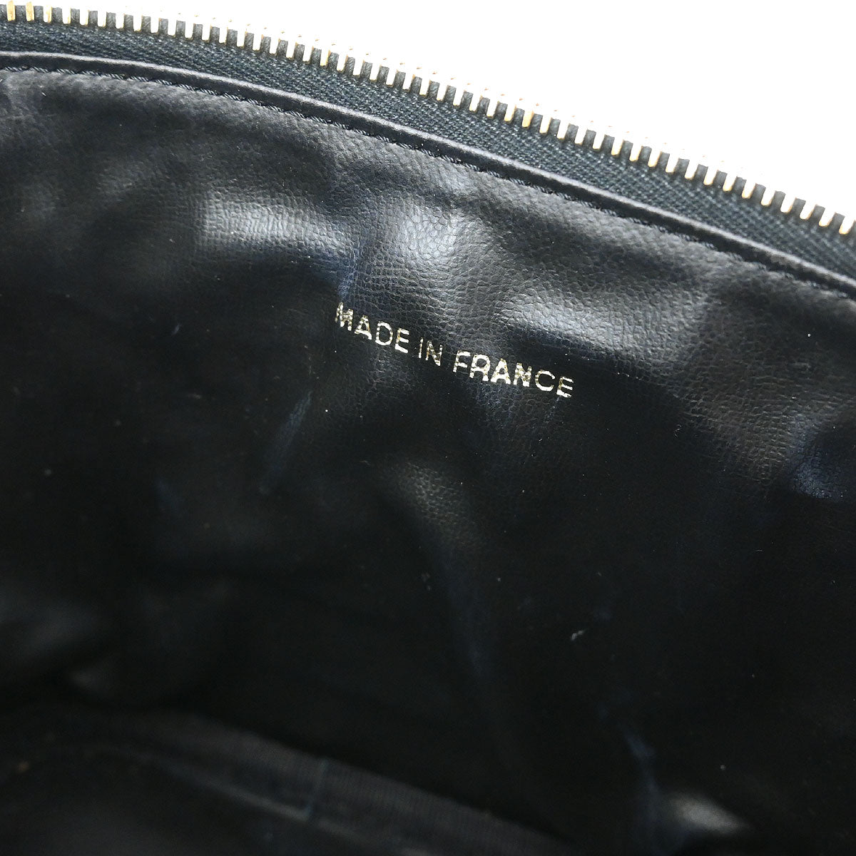 Chanel Black Caviar Skin Timeless Vanity Handbag