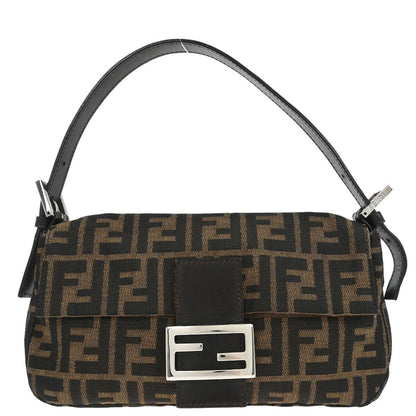 Fendi Brown Zucca Baguette Handbag