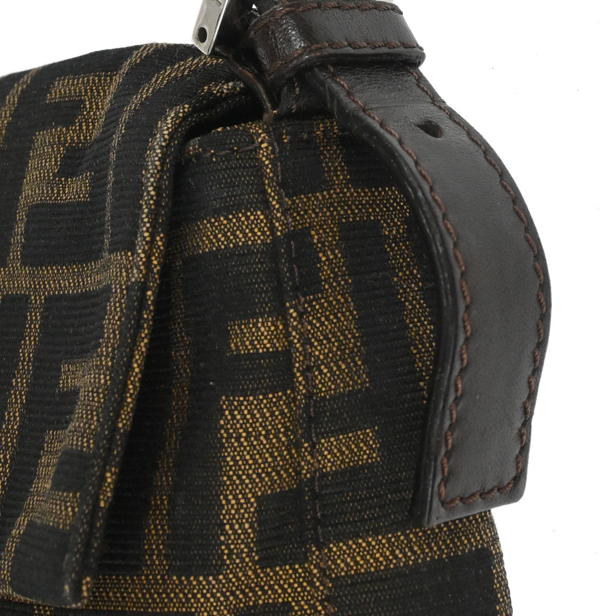 Fendi Brown Zucca Baguette Handbag