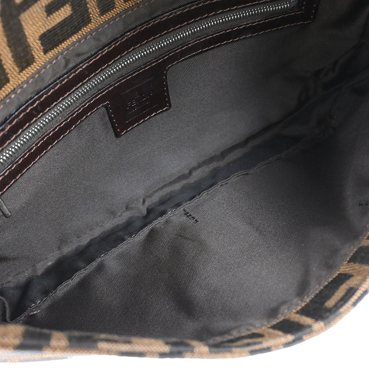 Fendi Brown Zucca Baguette Handbag