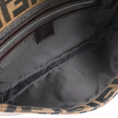 Fendi Brown Zucca Baguette Handbag