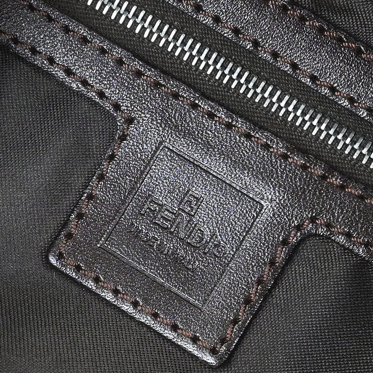 Fendi Brown Zucca Baguette Handbag