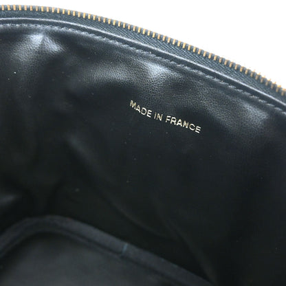 Chanel Black Caviar Skin Timeless Vanity Handbag