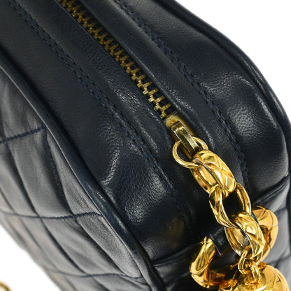 Chanel Navy Lambskin Small Camera Bag
