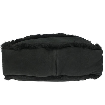 Chanel Black Mouton Sport Line Tote Handbag