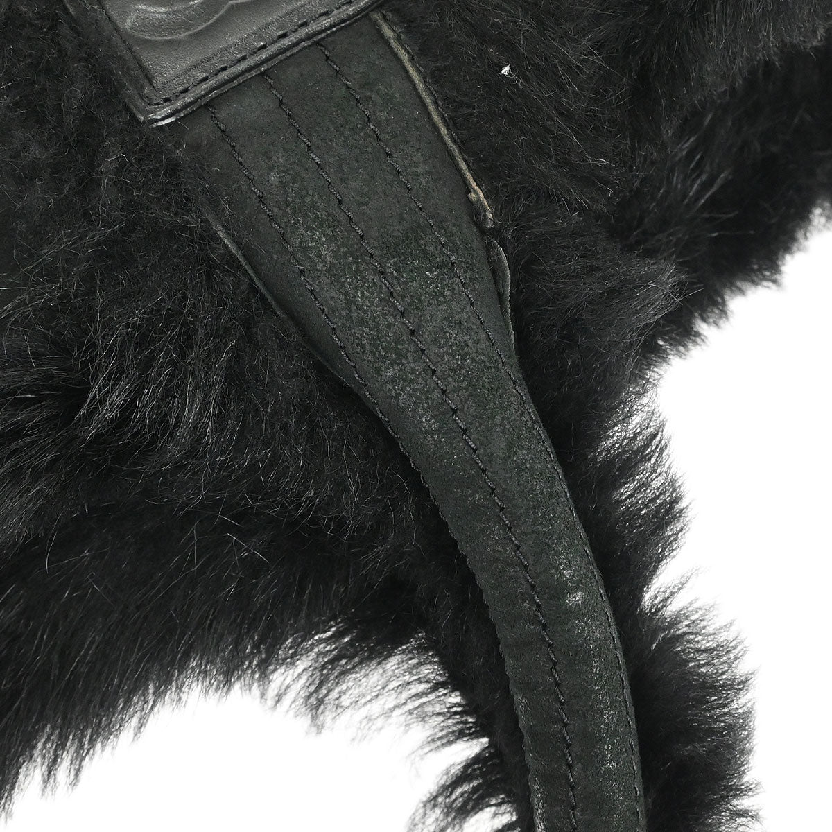 Chanel Black Mouton Sport Line Tote Handbag