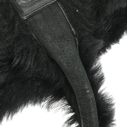 Chanel Black Mouton Sport Line Tote Handbag