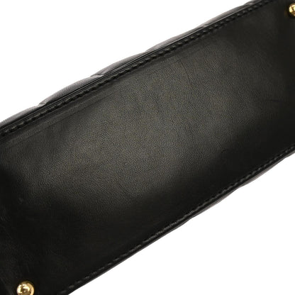 Chanel 2000-2001 Black Lambskin Choco Bar Handbag