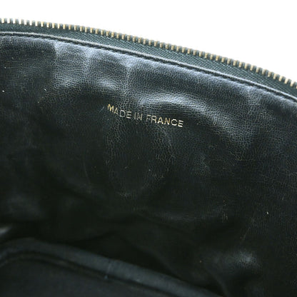 Chanel Black Caviar Skin Timeless Vanity Handbag