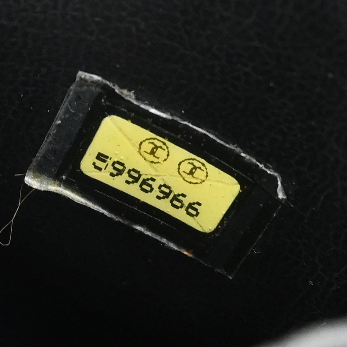 Chanel Black Caviar Skin Timeless Vanity Handbag