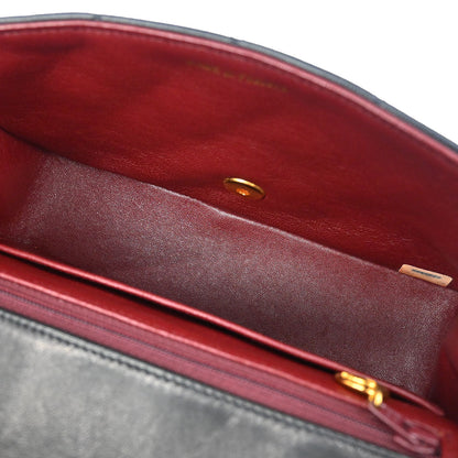 Chanel Black Lambskin Small Diana Shoulder Bag