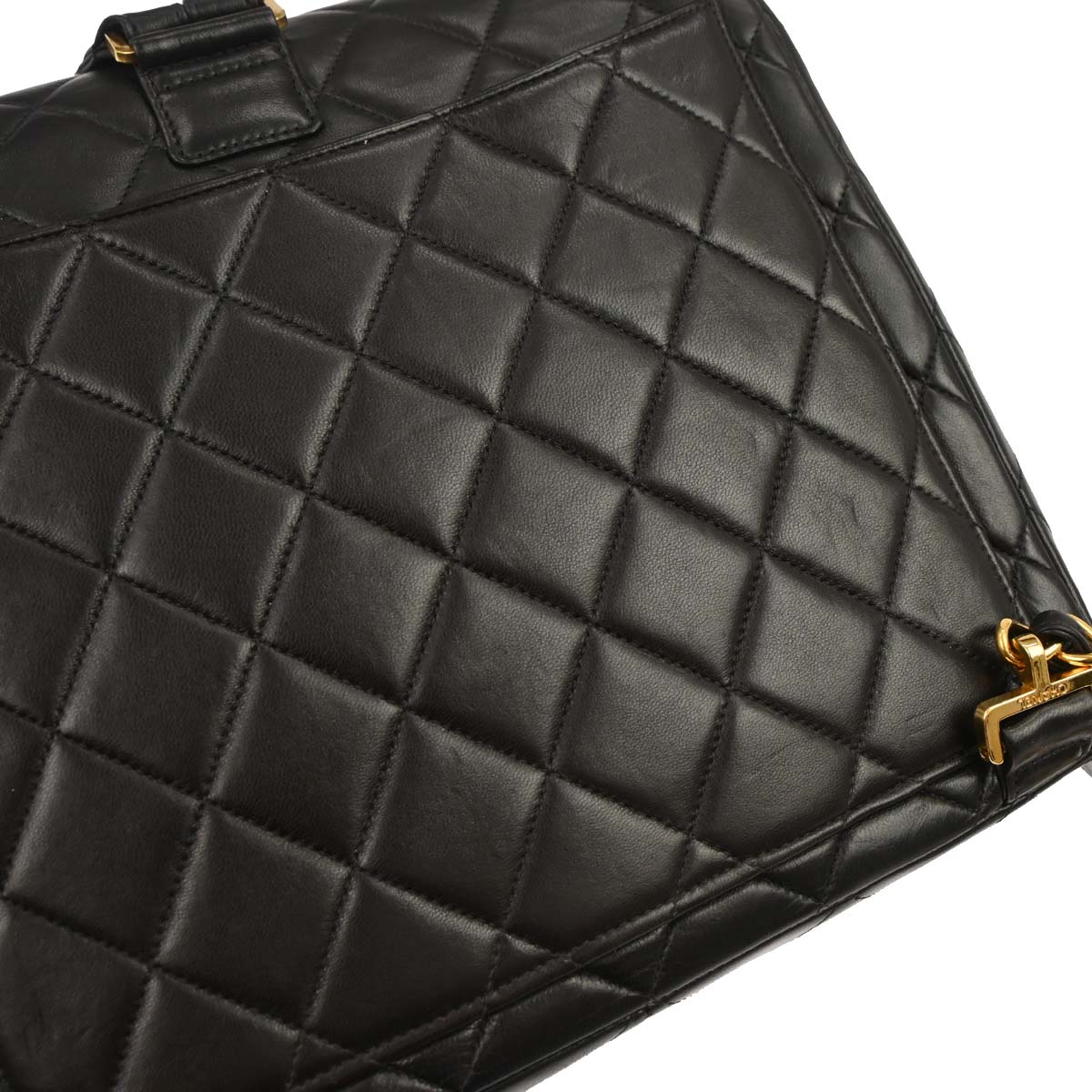 Chanel Black Lambskin Backpack
