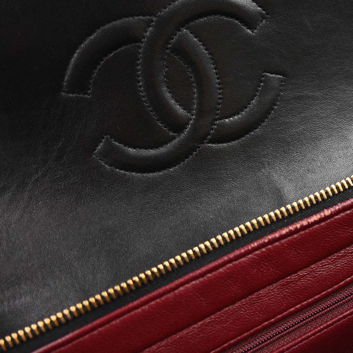 Chanel Black Lambskin Backpack