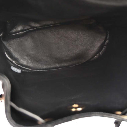 Chanel Black Lambskin Large Duma Backpack