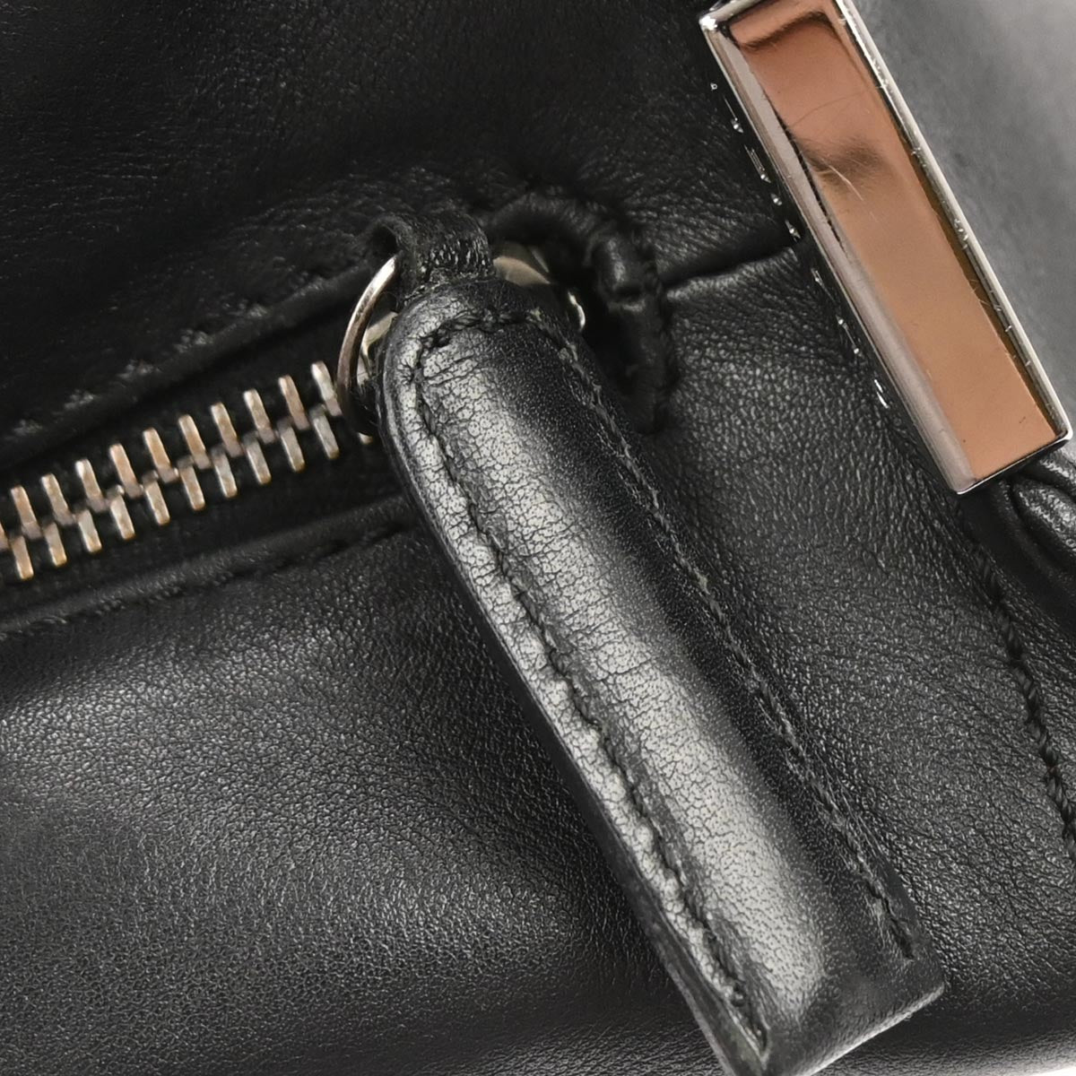 Chanel 2002-2003 Black Lambskin Choco Bar Handbag