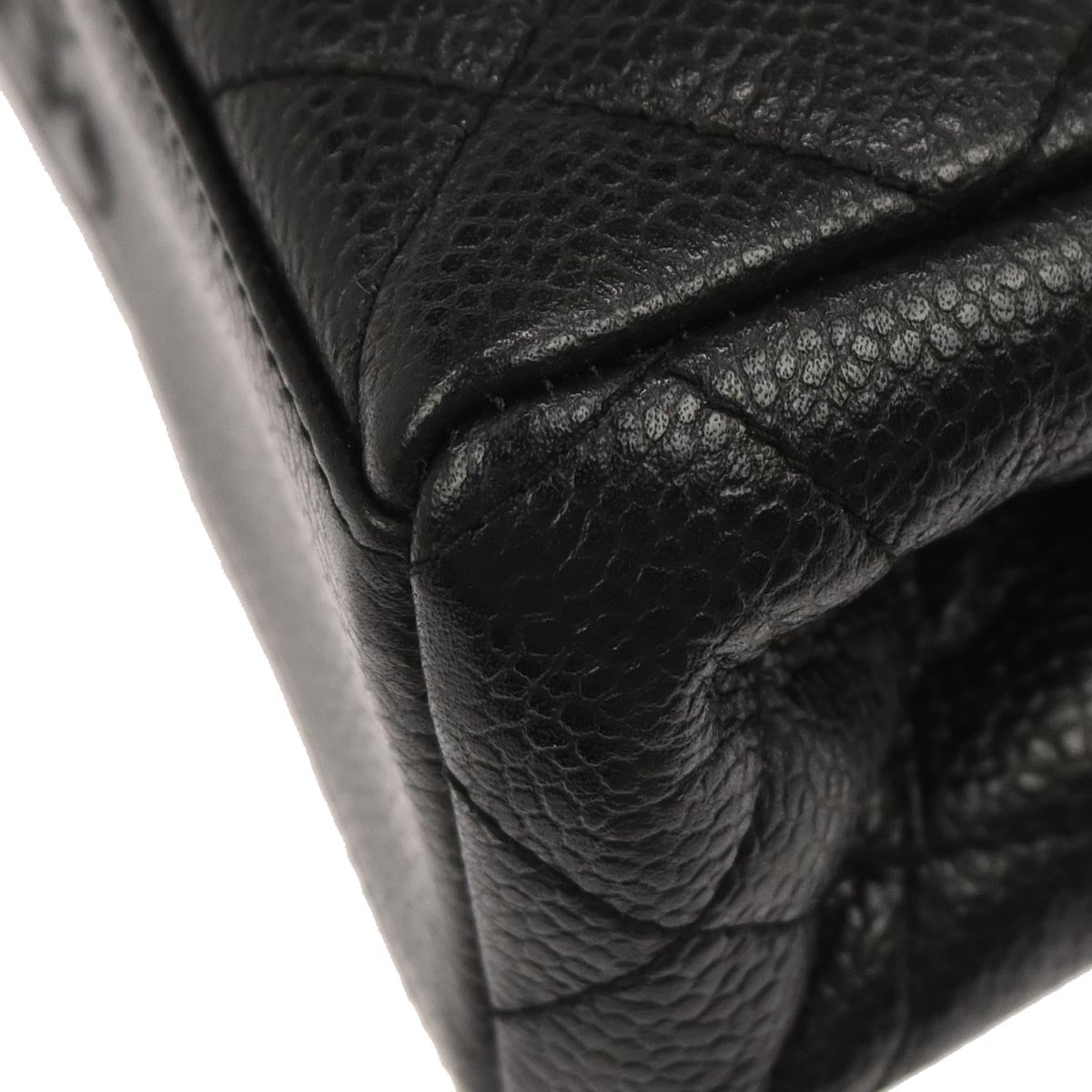 Chanel Black Caviar Skin Shoulder Bag