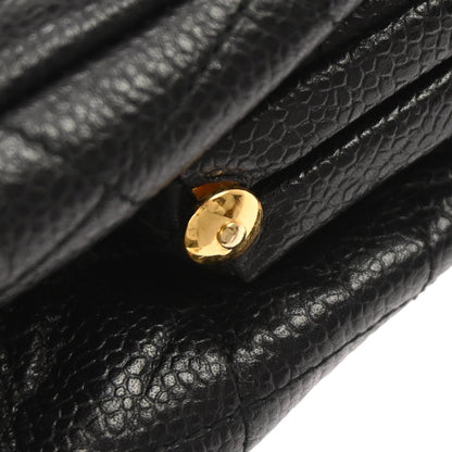 Chanel Black Caviar Skin Shoulder Bag