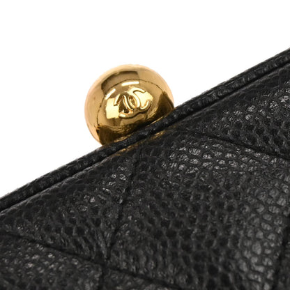 Chanel Black Caviar Skin Shoulder Bag