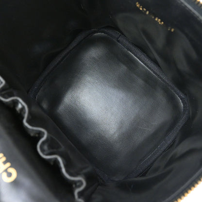 Chanel Black Caviar Skin Timeless Vanity Handbag