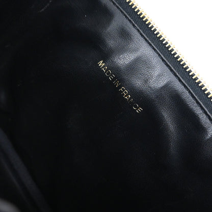 Chanel Black Caviar Skin Timeless Vanity Handbag
