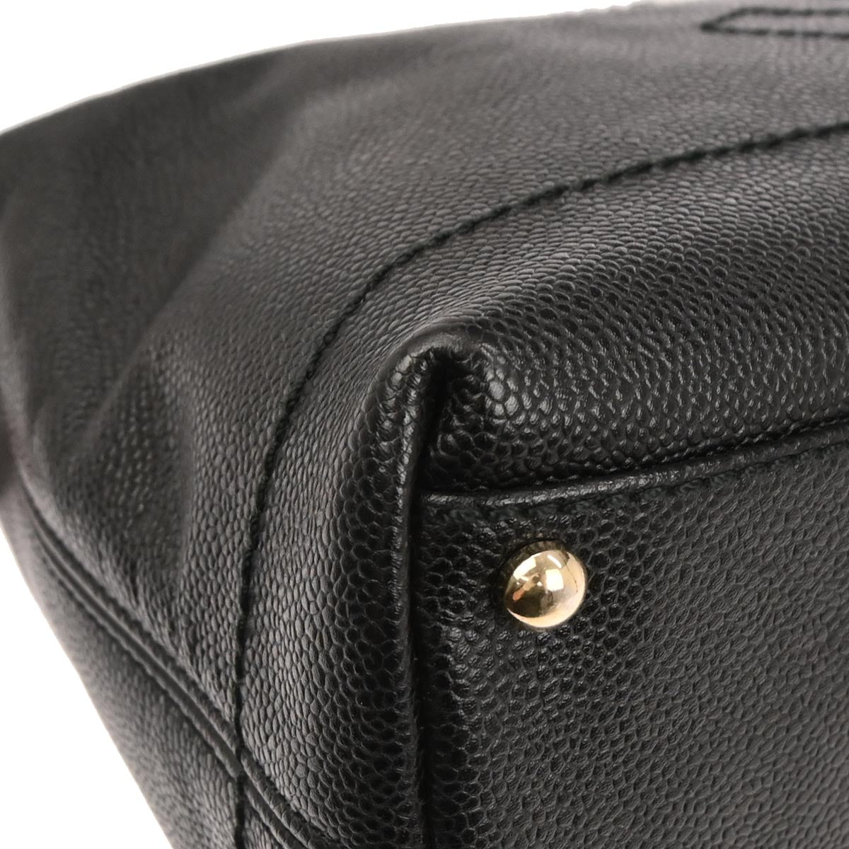 Chanel 2002-2003 Black Caviar Skin Handbag