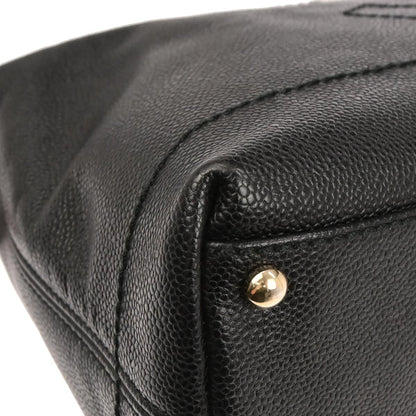 Chanel 2002-2003 Black Caviar Skin Handbag