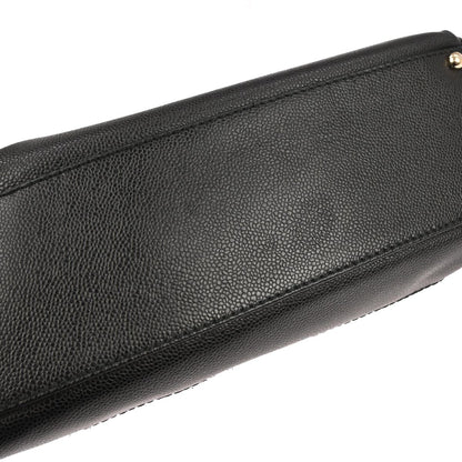 Chanel 2002-2003 Black Caviar Skin Handbag