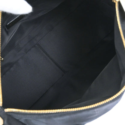 Chanel Black Jacquard Nylon New Travel Line Handbag