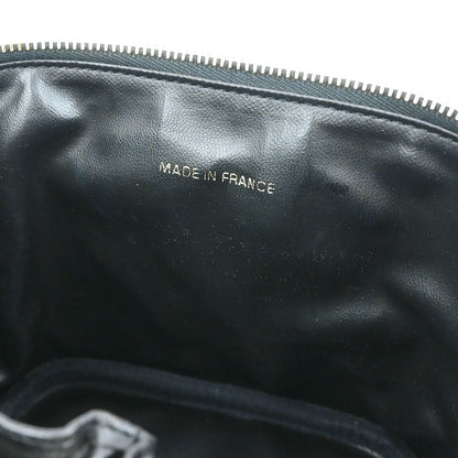 Chanel Black Caviar Skin Timeless Vanity Handbag
