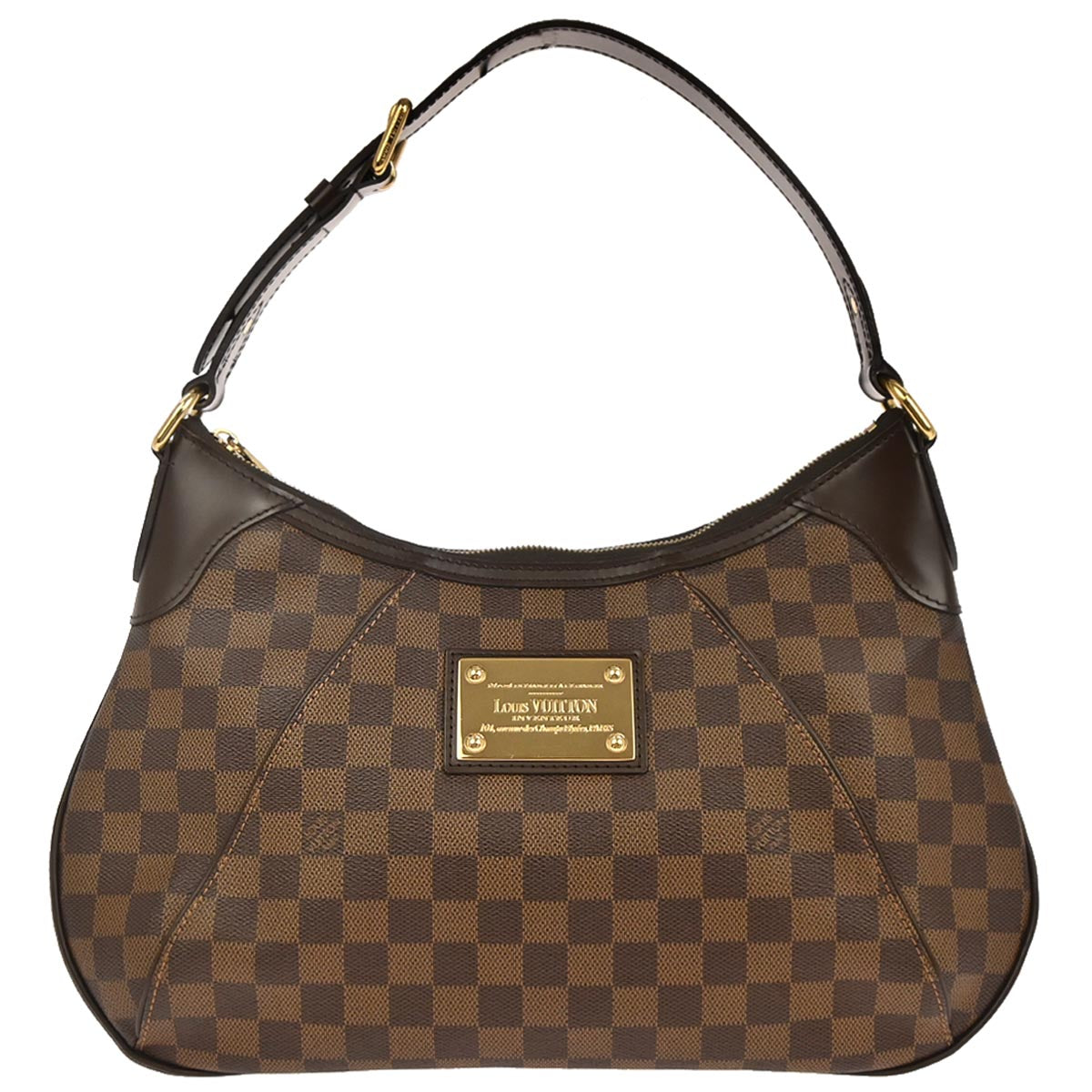 Louis Vuitton Damier Thames GM Hobo Shoulder Bag N48181
