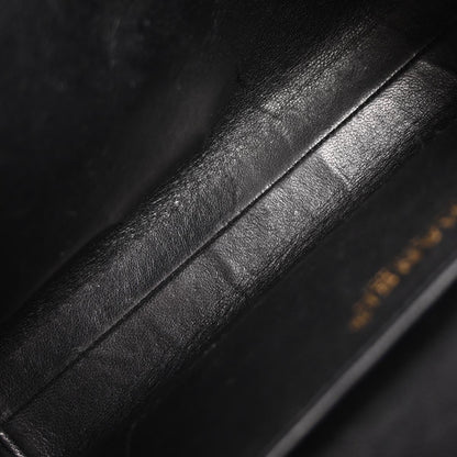 Chanel Black Velvet Choco Bar Accordion Flap Mademoiselle Lock Shoulder Bag