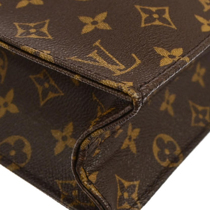 Louis Vuitton Monogram Sac Plat Tote Handbag M51140