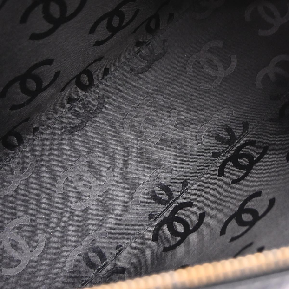 Chanel Black Caviar Skin Hobo Bag