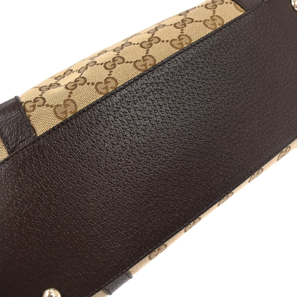 Gucci Beige Canvas GG Tote Handbag