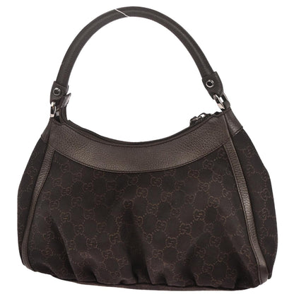 Gucci Brown Canvas GG Abbey D Ring Handbag