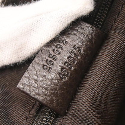 Gucci Brown Canvas GG Abbey D Ring Handbag