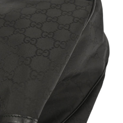 Gucci Black Canvas GG Tote Handbag