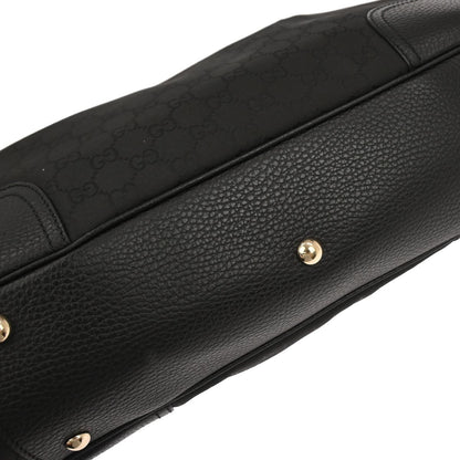 Gucci Black Canvas GG Tote Handbag
