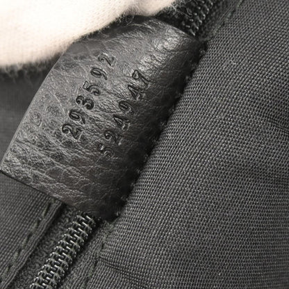 Gucci Black Canvas GG Tote Handbag