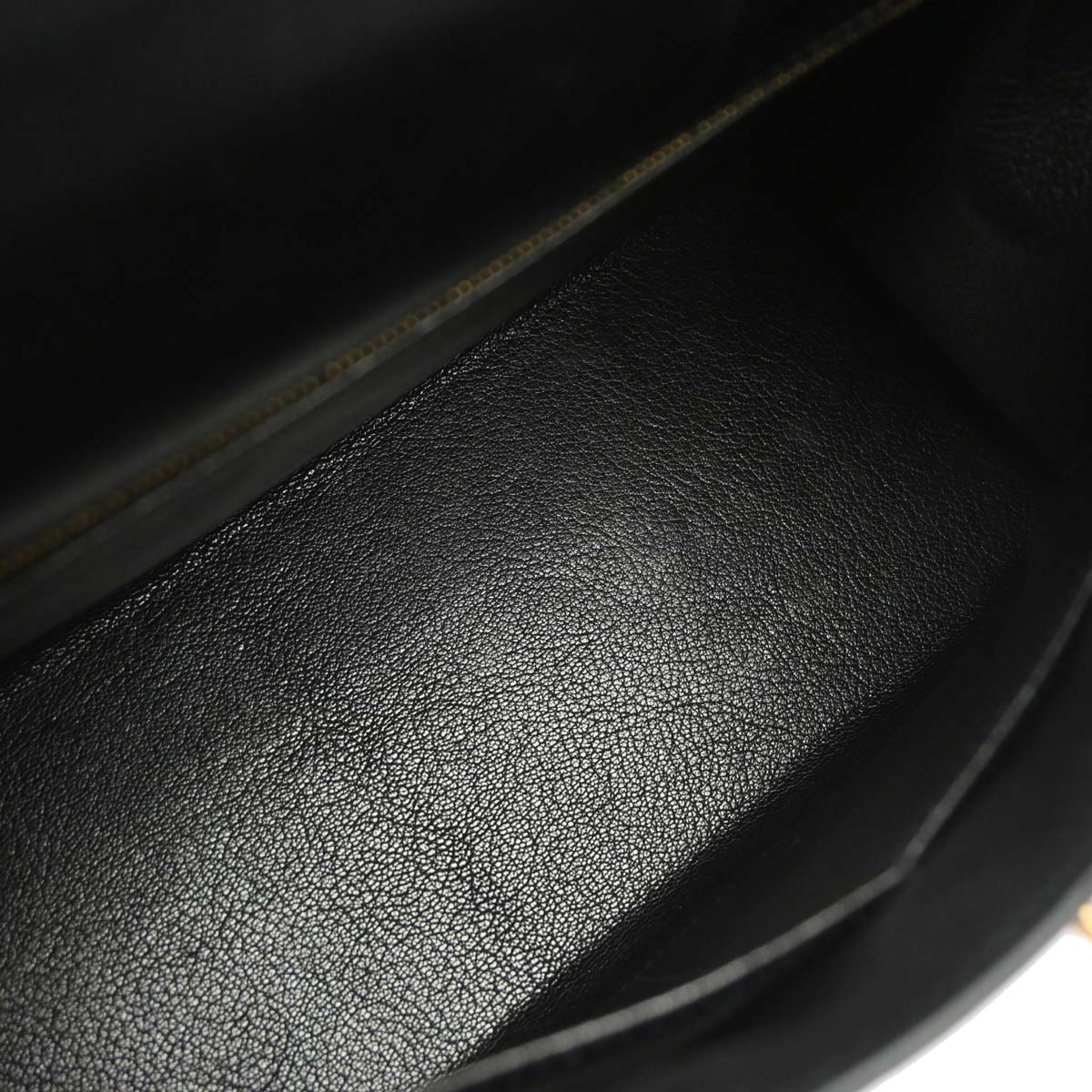 Hermes Black Box Calf Kelly 32 Sellier 2way Shoulder Handbag