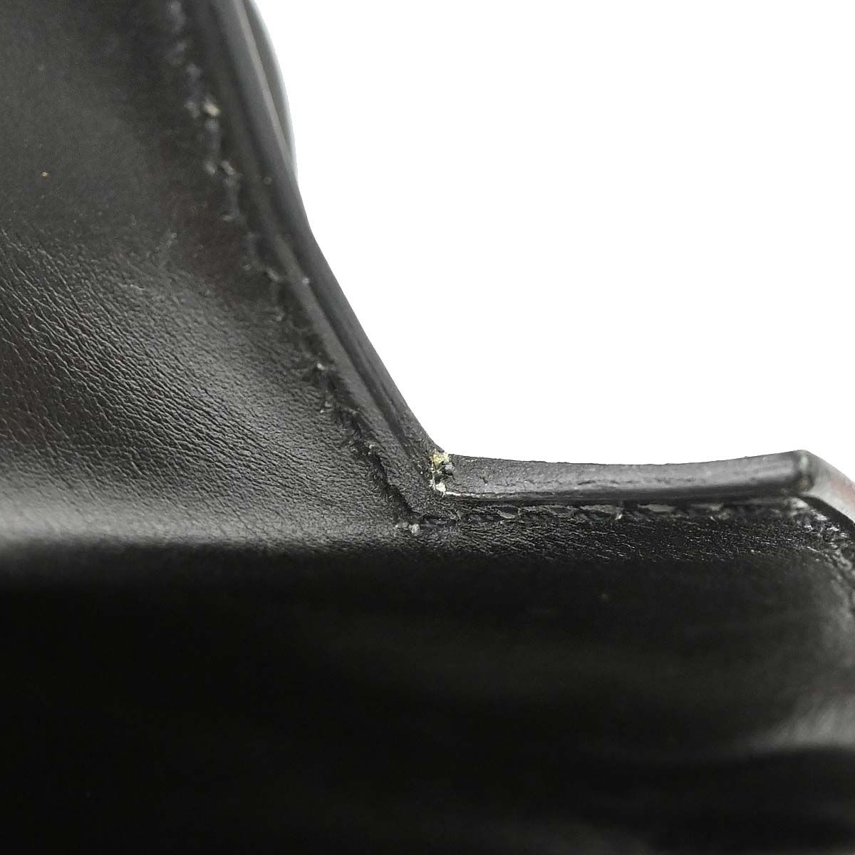 Hermes Black Box Calf Kelly 32 Sellier 2way Shoulder Handbag