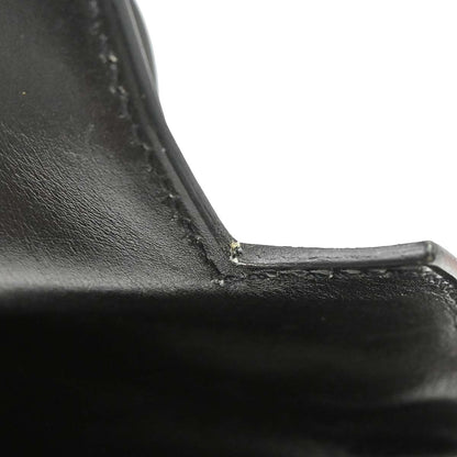Hermes Black Box Calf Kelly 32 Sellier 2way Shoulder Handbag