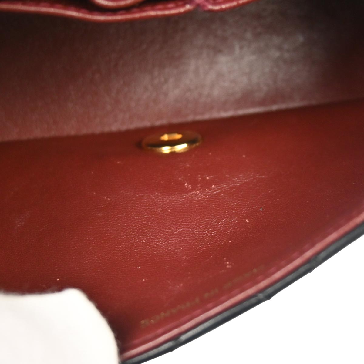 Chanel 1989-1991 Black Lambskin Turnlock Mini Full Flap Shoulder Bag