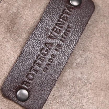 Bottega Veneta Brown Lambskin Intrecciato Handbag