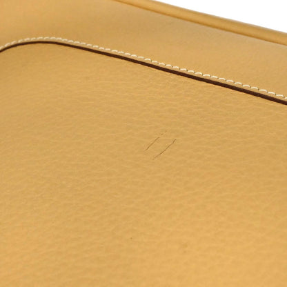 Hermes Natural Sable Taurillon Clemence Trim 35 Shoulder Bag