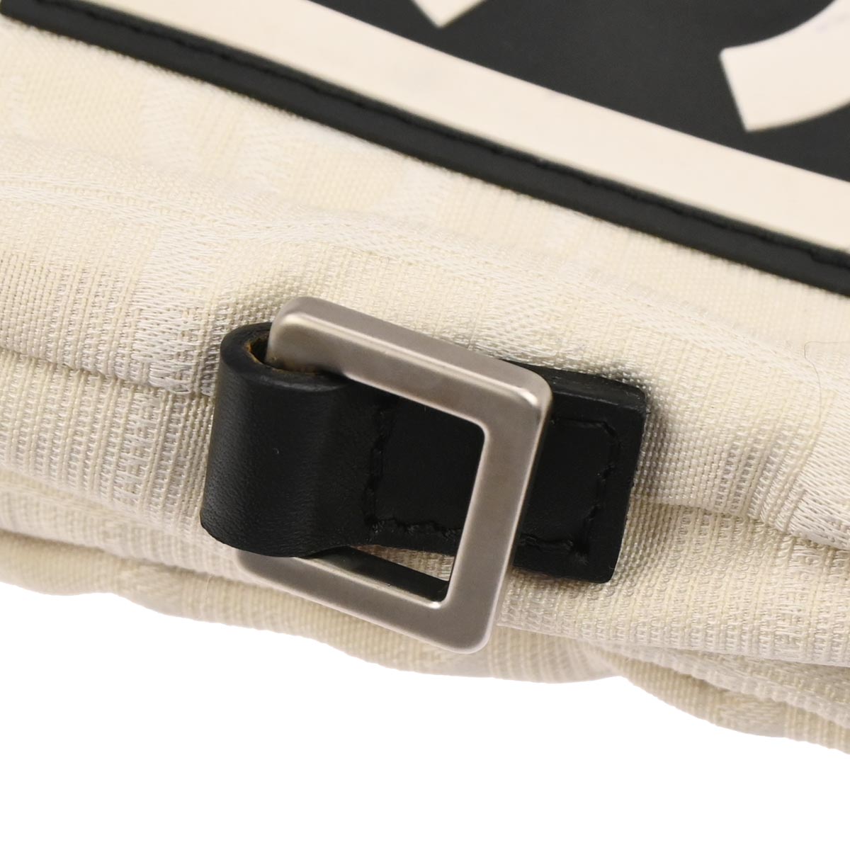 Chanel White Nylon New Travel Sport Line Shoulder Bag