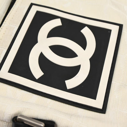 Chanel White Nylon New Travel Sport Line Shoulder Bag