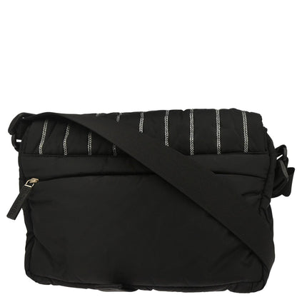 Chanel Black Nylon Sport Line Shoulder Bag